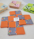 Set of 4 Orange Coasters